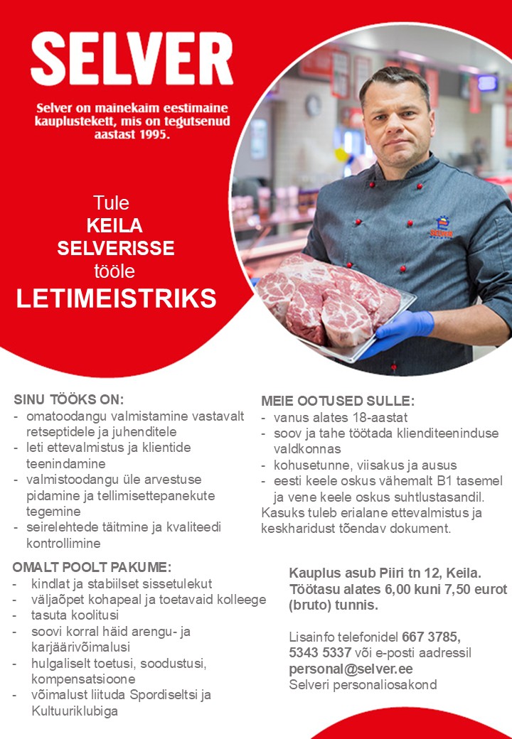 Selver Letimeister Keila Selveris