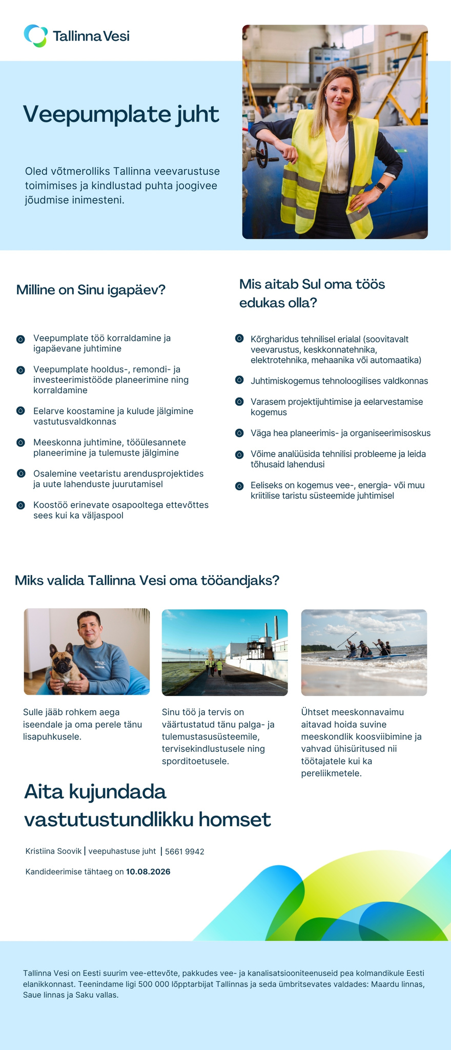 AS Tallinna Vesi Veepumplate juht