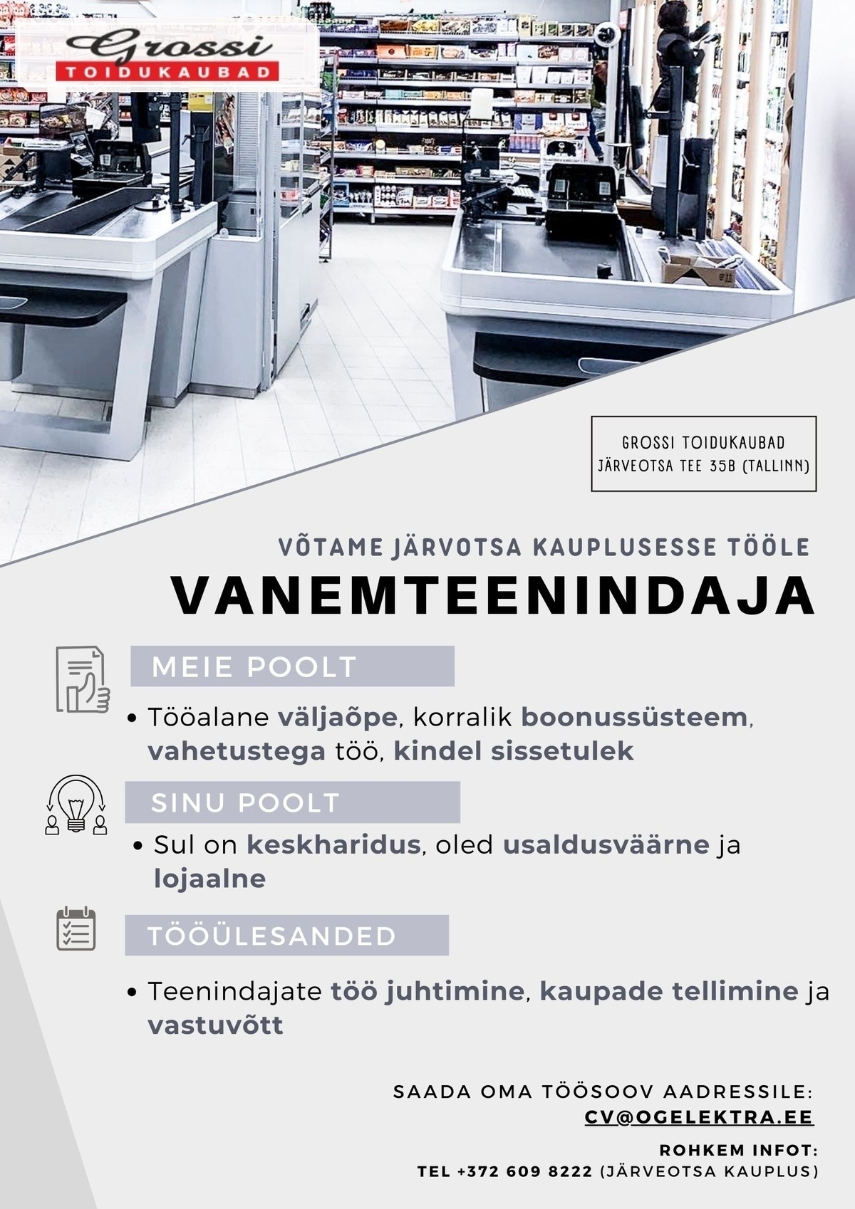 OG Elektra AS Vanemteenindaja (Järveotsa)
