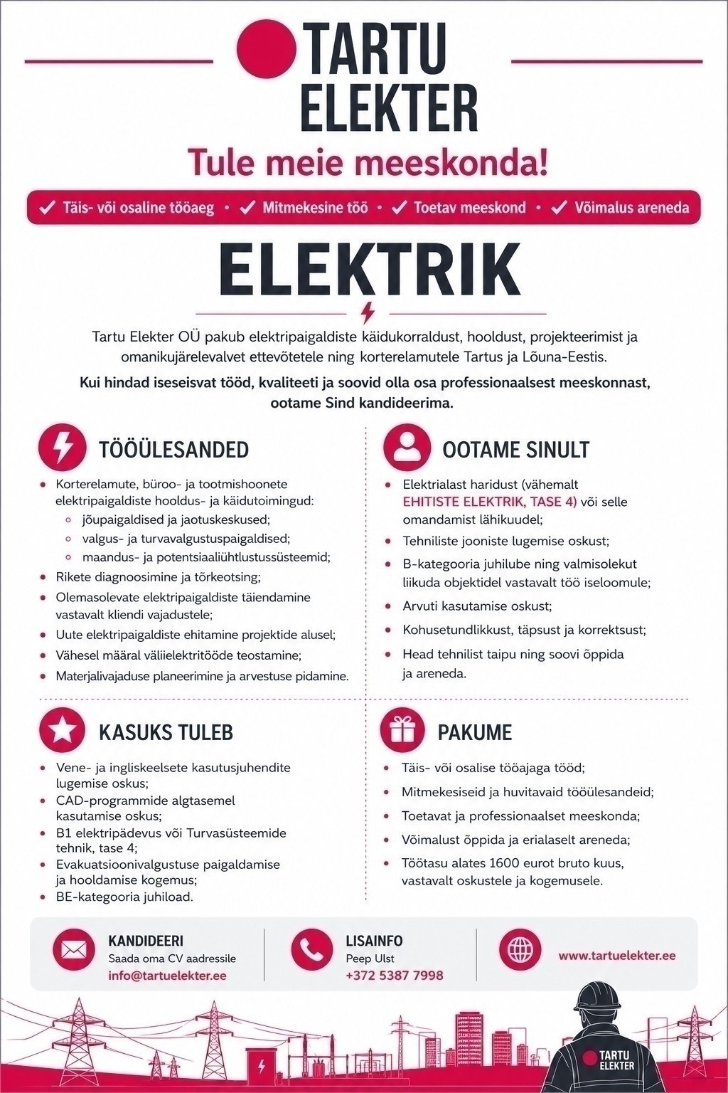 OÜ Tartu Elekter Elektrik