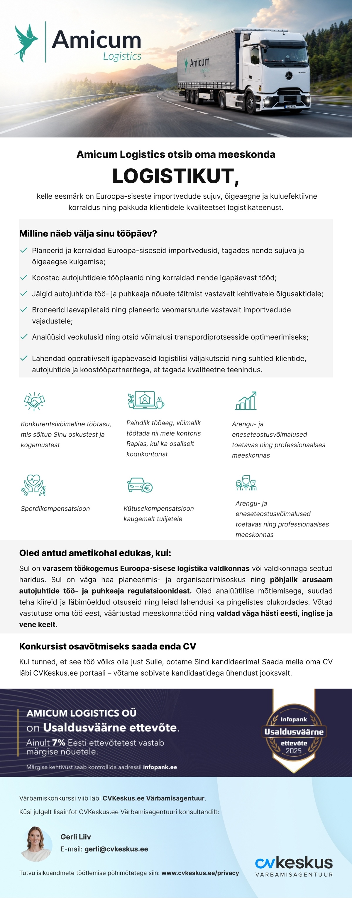 Amicum Logistics OÜ LOGISTIK