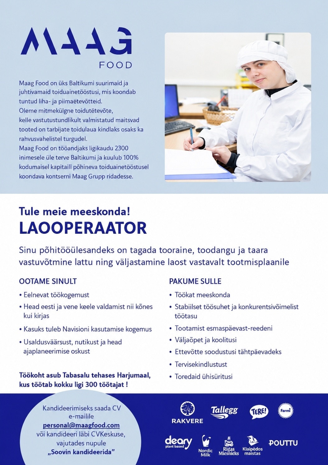 Maag Eesti AS Laooperaator