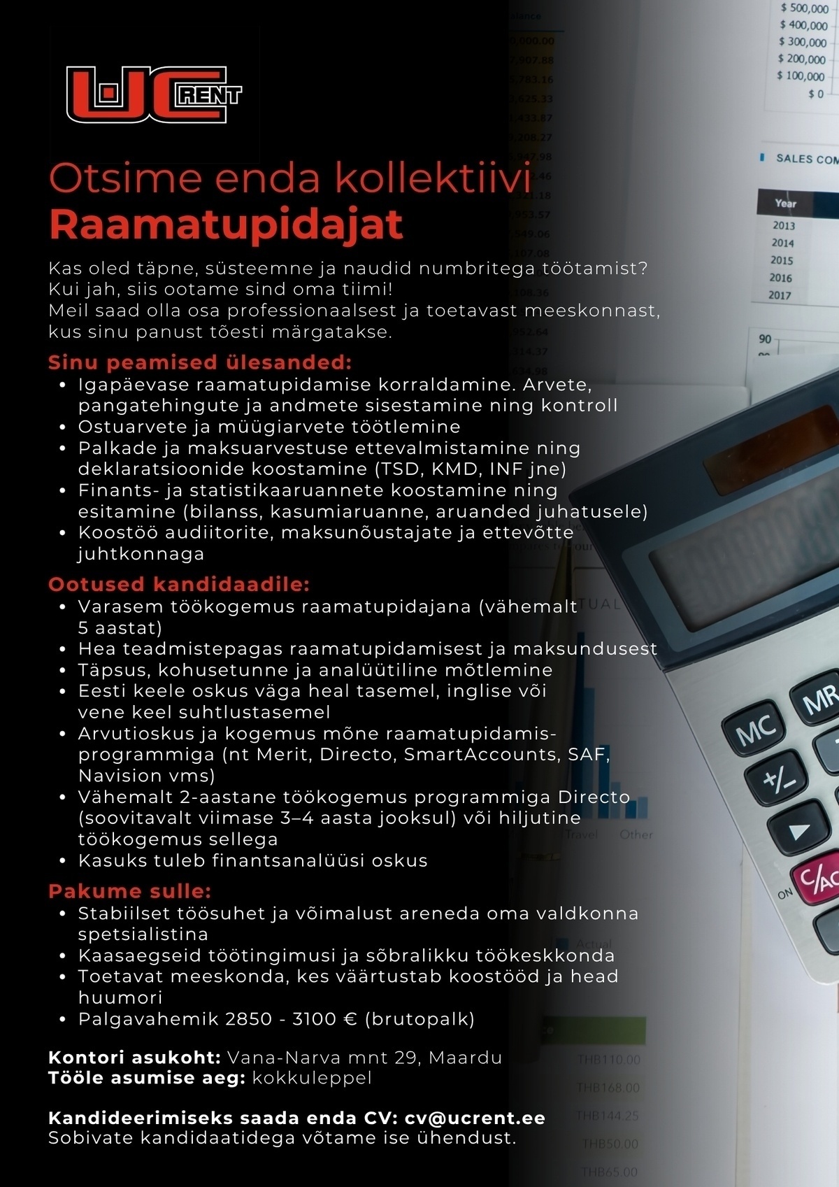 UNITED CAPITAL OÜ Raamatupidaja