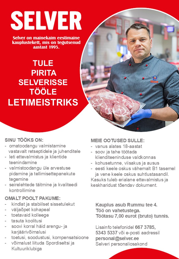 Selver Letimeister Pirita Selveris