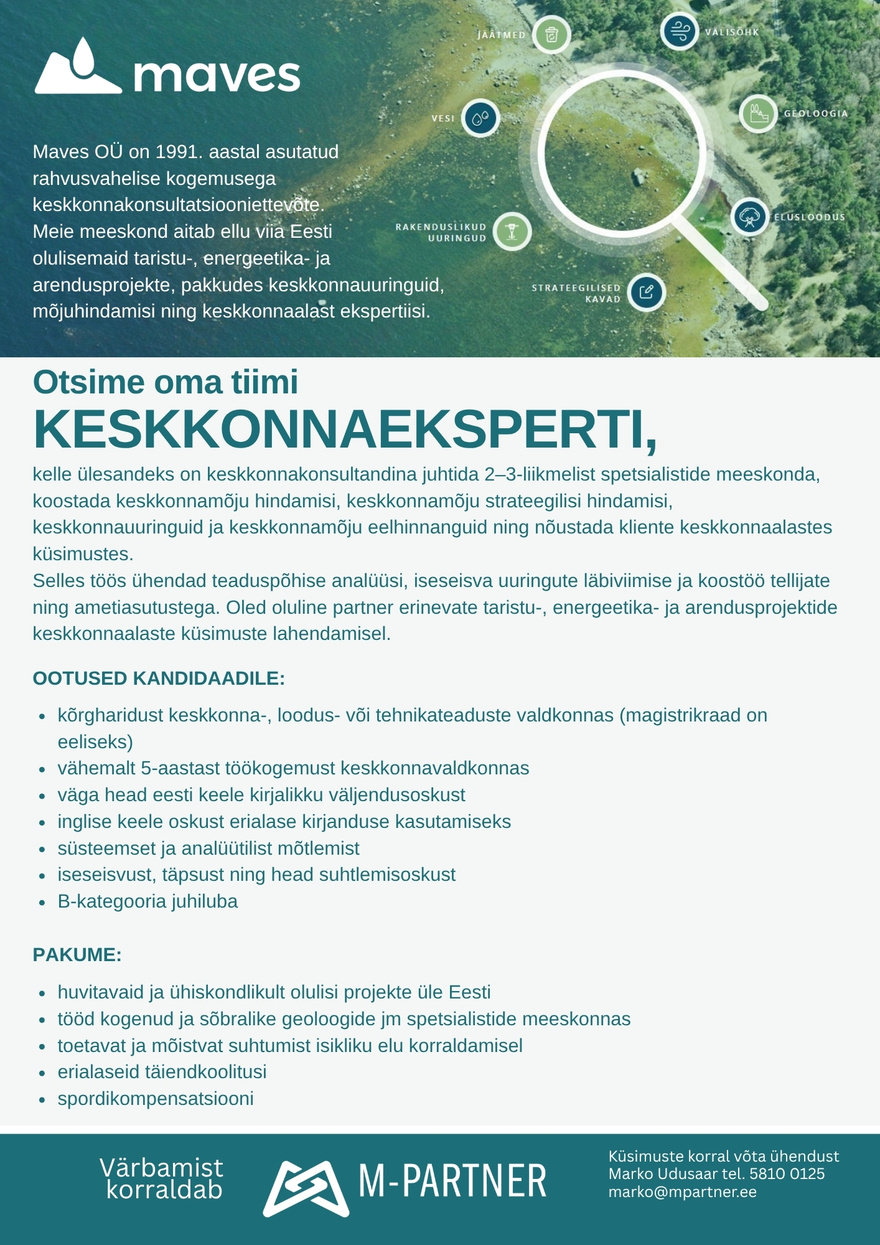 M-Partner HR Keskkonnaekspert
