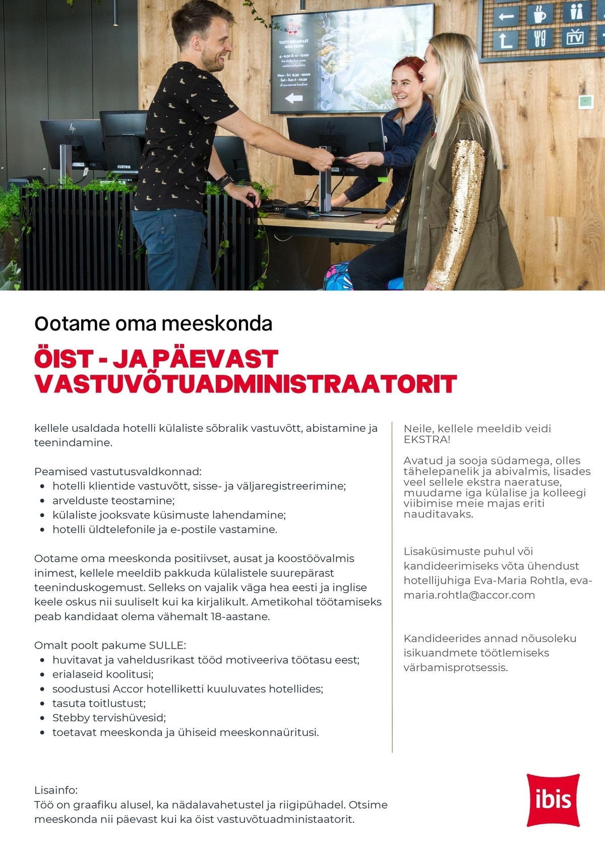 Juhkentali Hotel OÜ Vastuvõtuadministraator