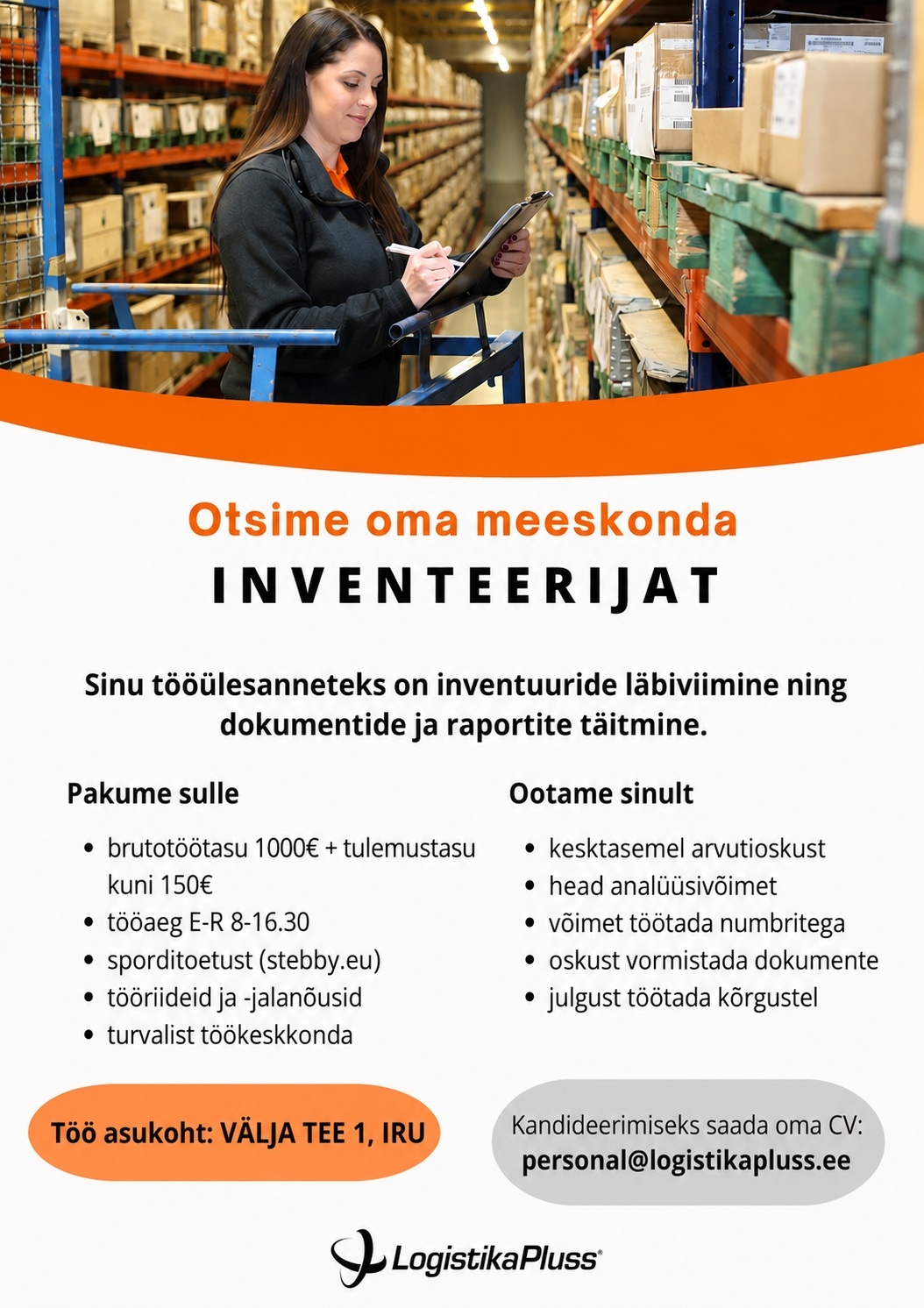 LOGISTIKA PLUSS OÜ Inventeerija