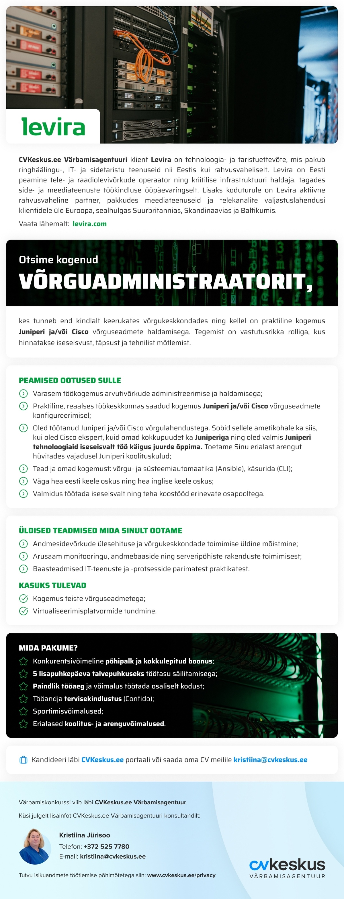 Levira AS VÕRGUADMINISTRAATOR