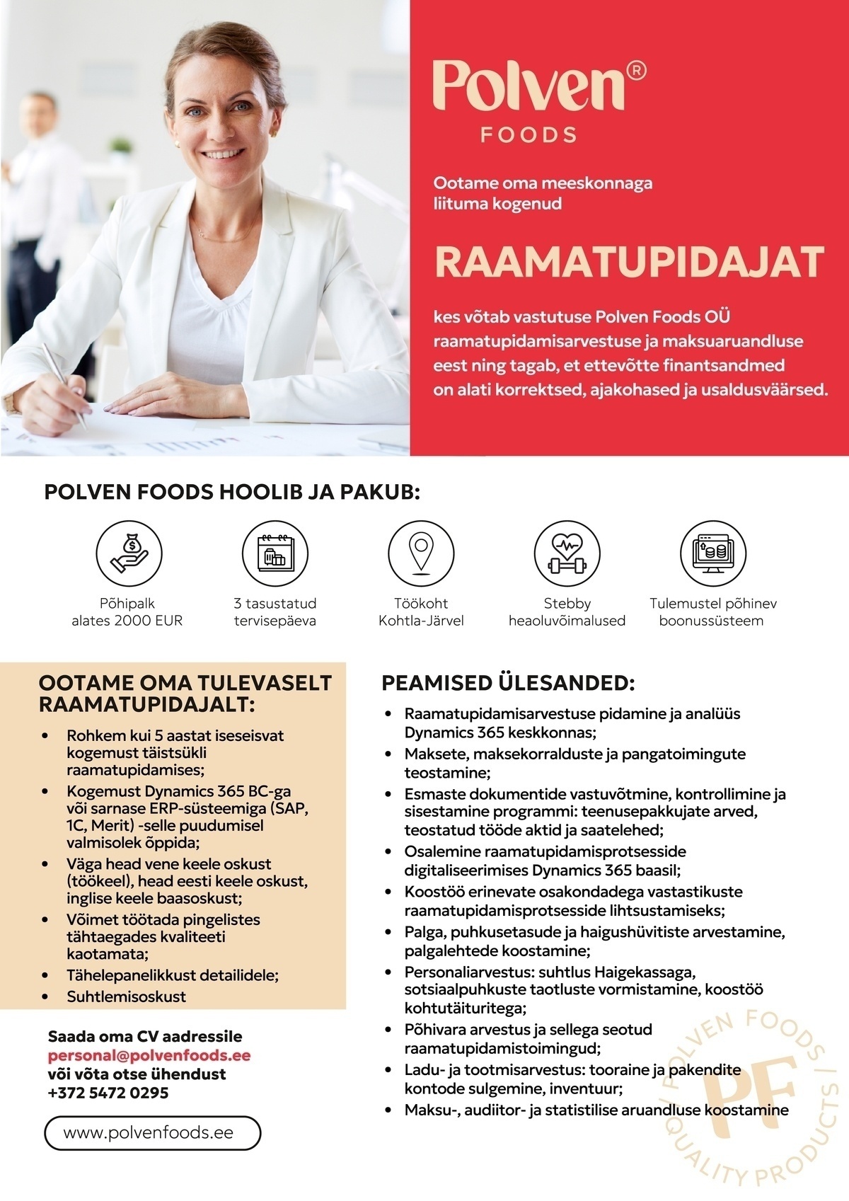 Polven Foods OÜ Pearaamatupidaja