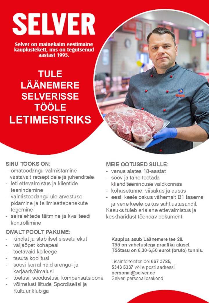 Selver Letimeister Läänemere Selveris