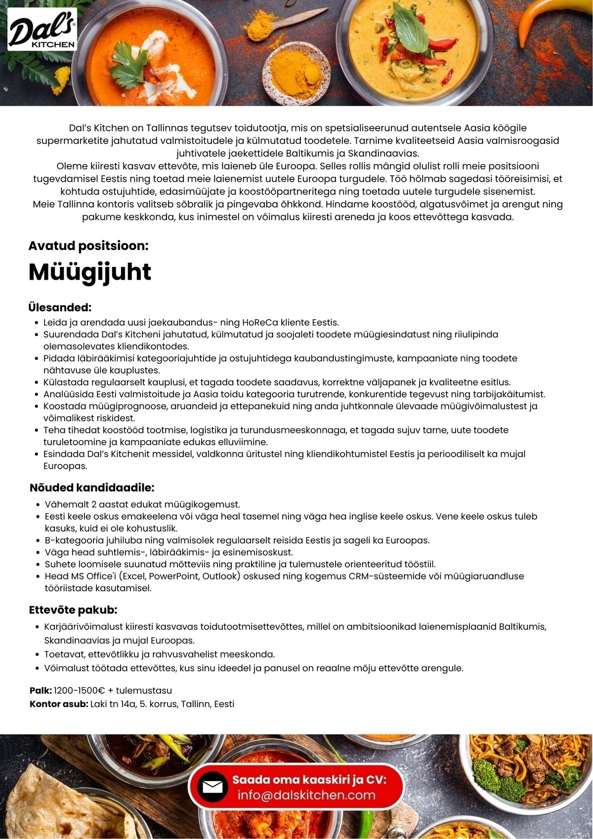 Ramexo Invest OÜ Müügijuht