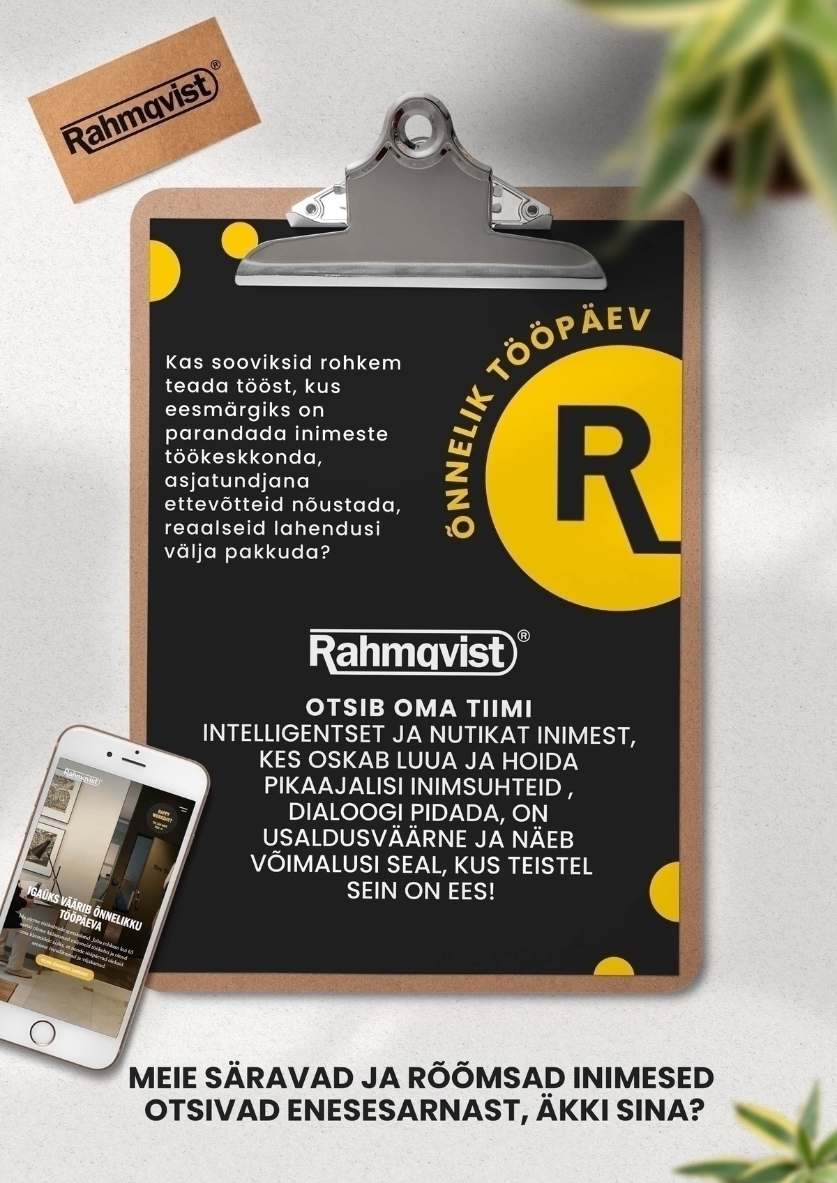 Rahmqvist Estonia OÜ Müügiagent