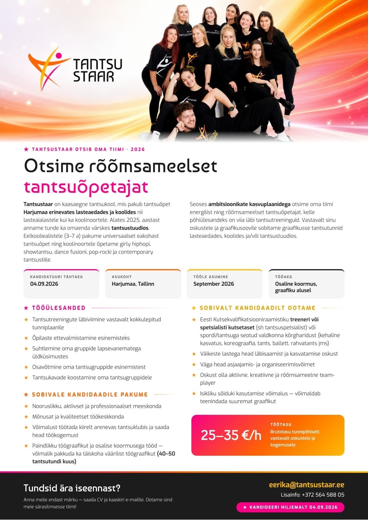 Tantsustaar Tantsuõpetaja