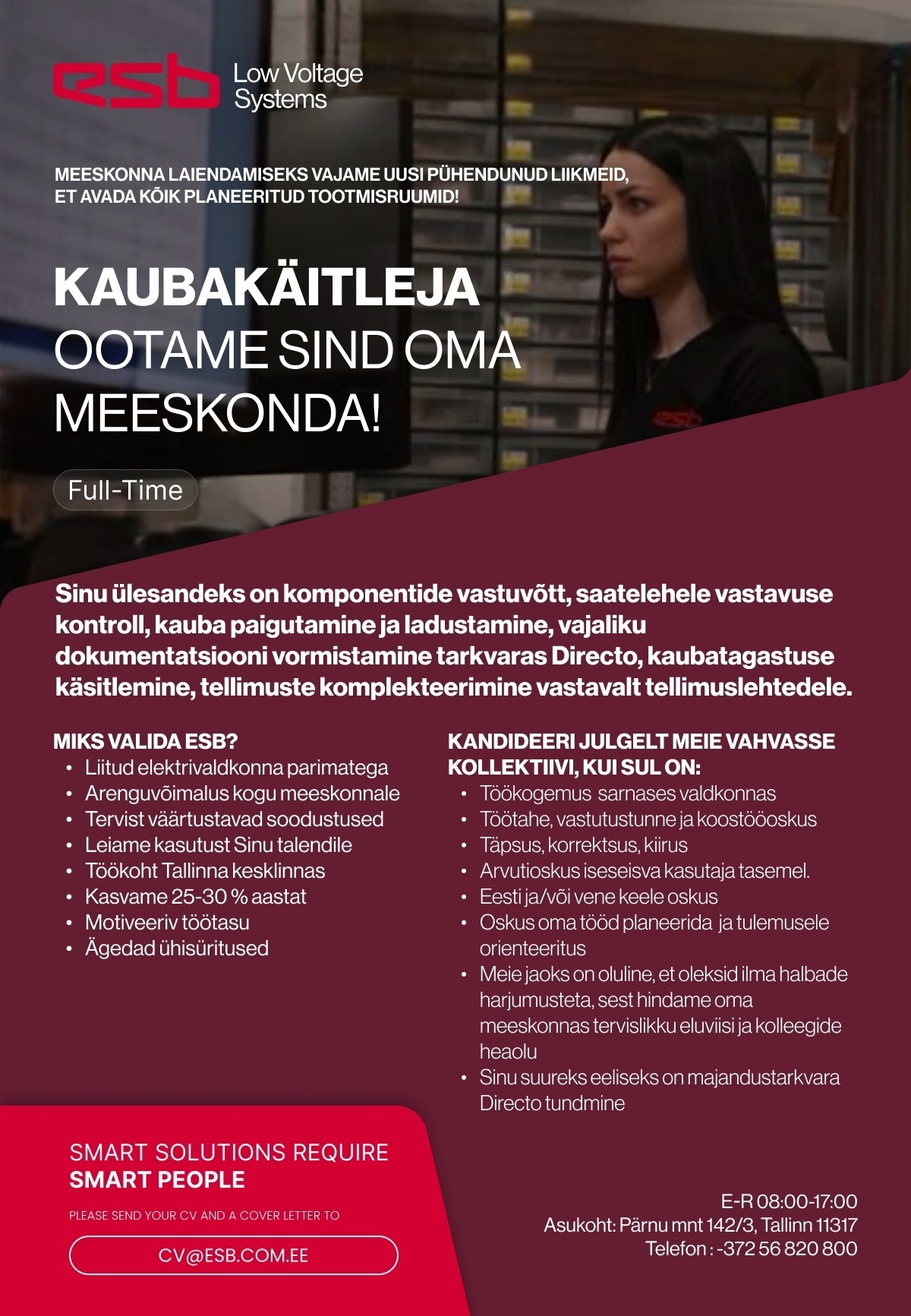ESB-LVS OÜ KAUBAKÄITLEJA