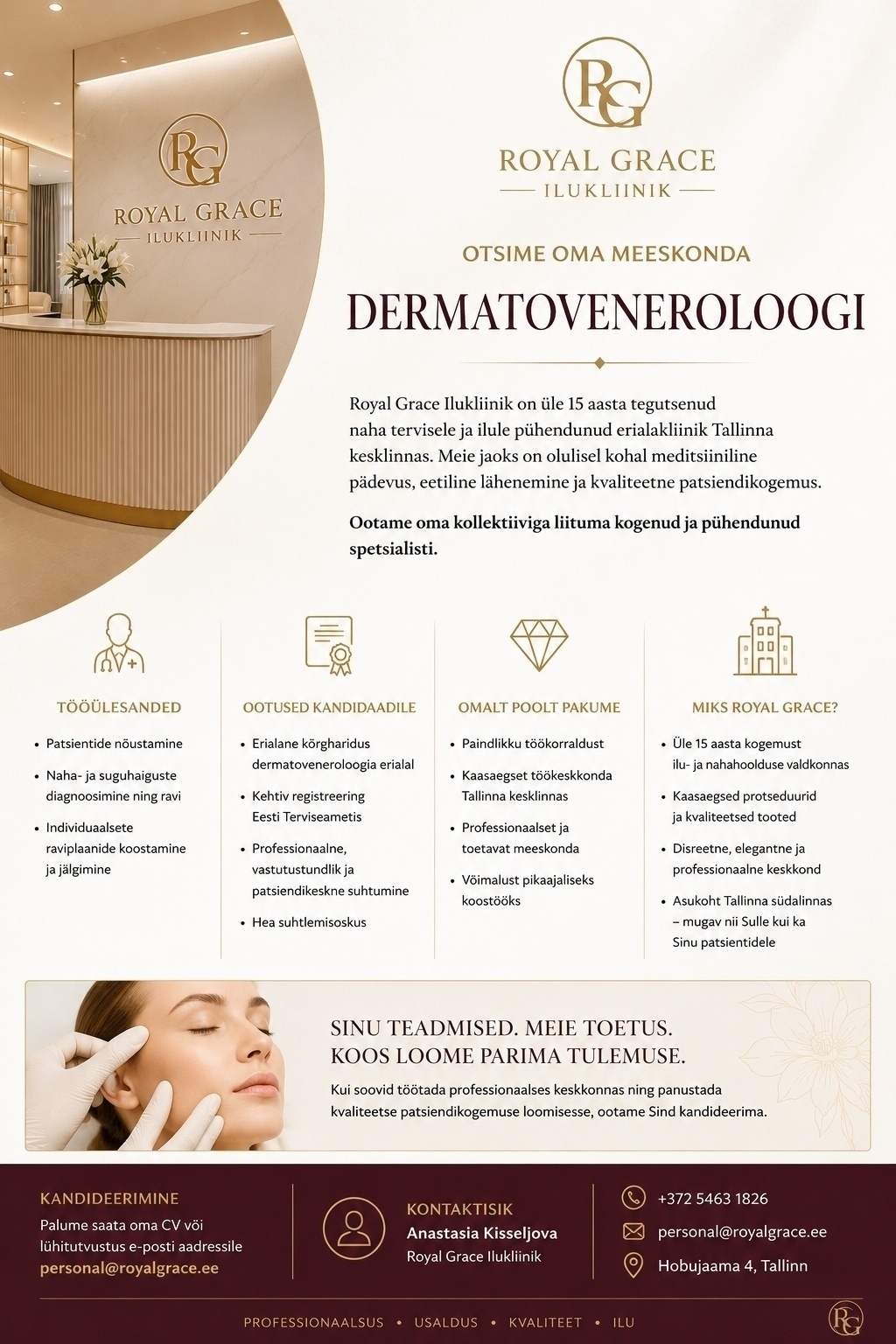 RIGRADO OÜ Dermatoveneroloog