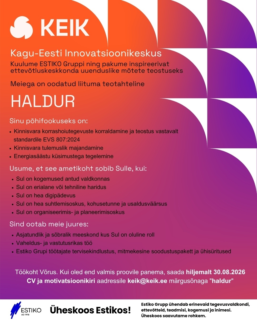 Kagu-Eesti Innovatsioonikeskus Haldur