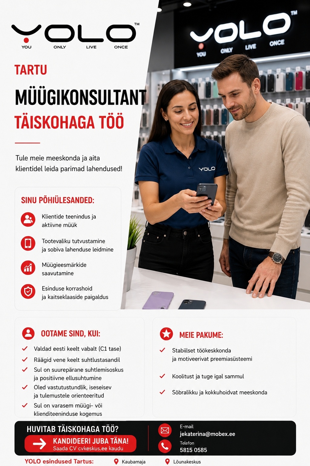 MOBEX OÜ Müügikonsultant