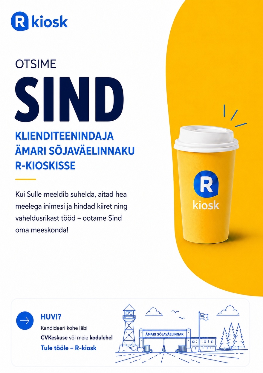 Reitan Convenience Estonia AS Ämari R-kioski klienditeenindaja