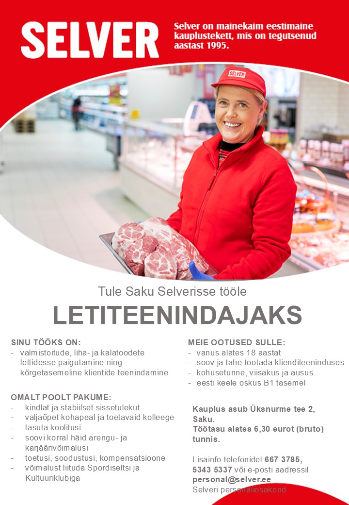 Selver Letiteenindaja Saku Selveris