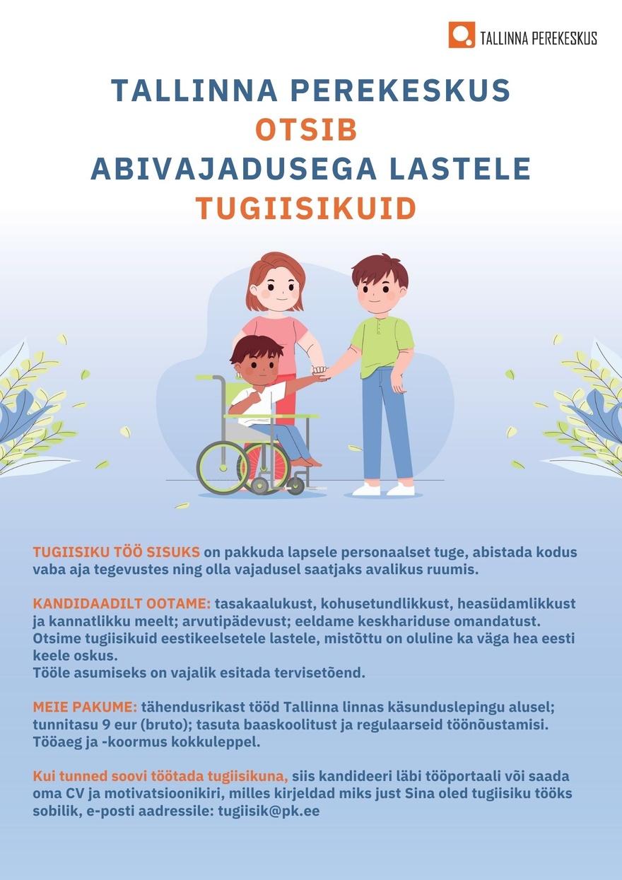 Tallinna Perekeskus Tugiisik