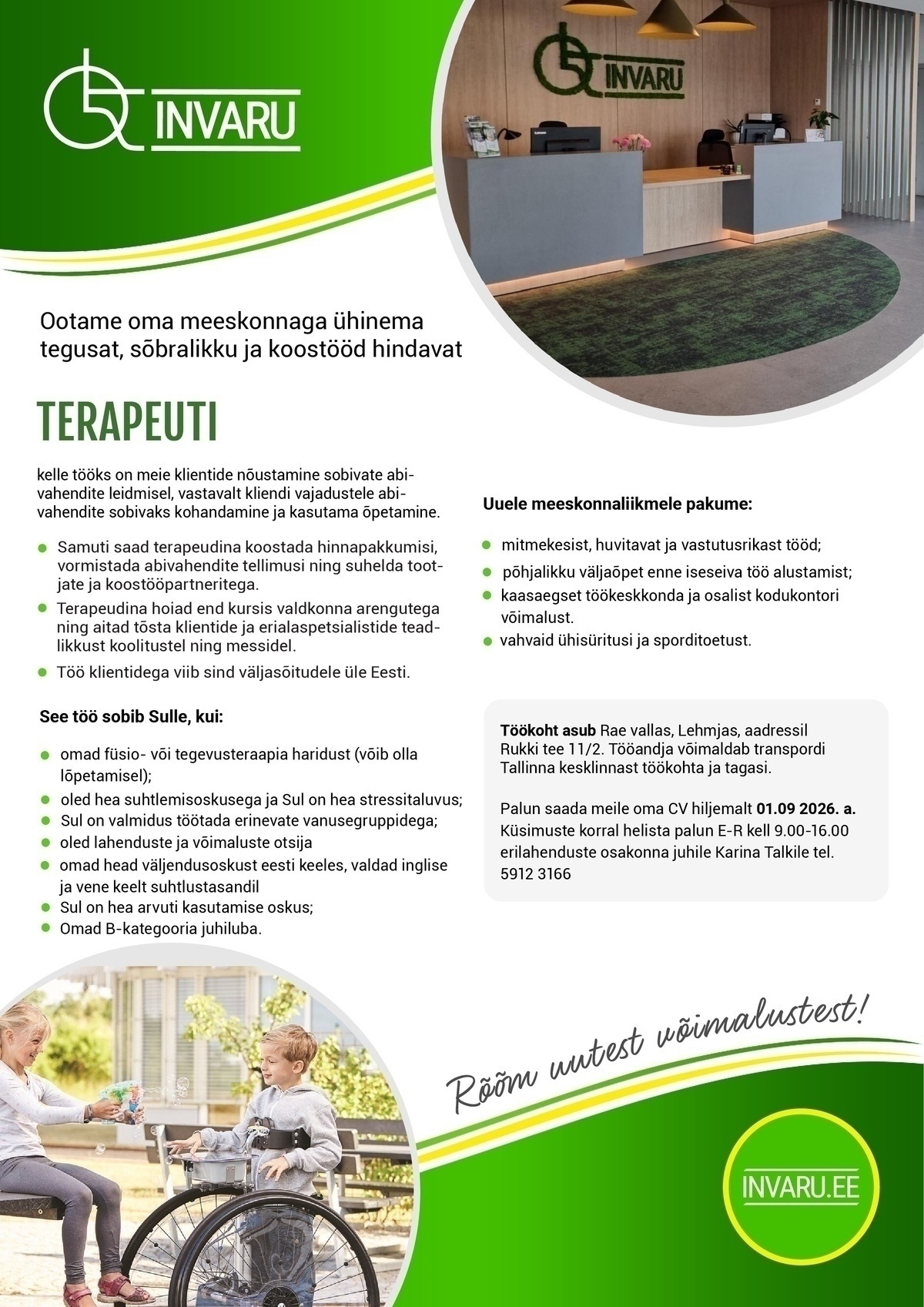 Invaru OÜ Terapeut