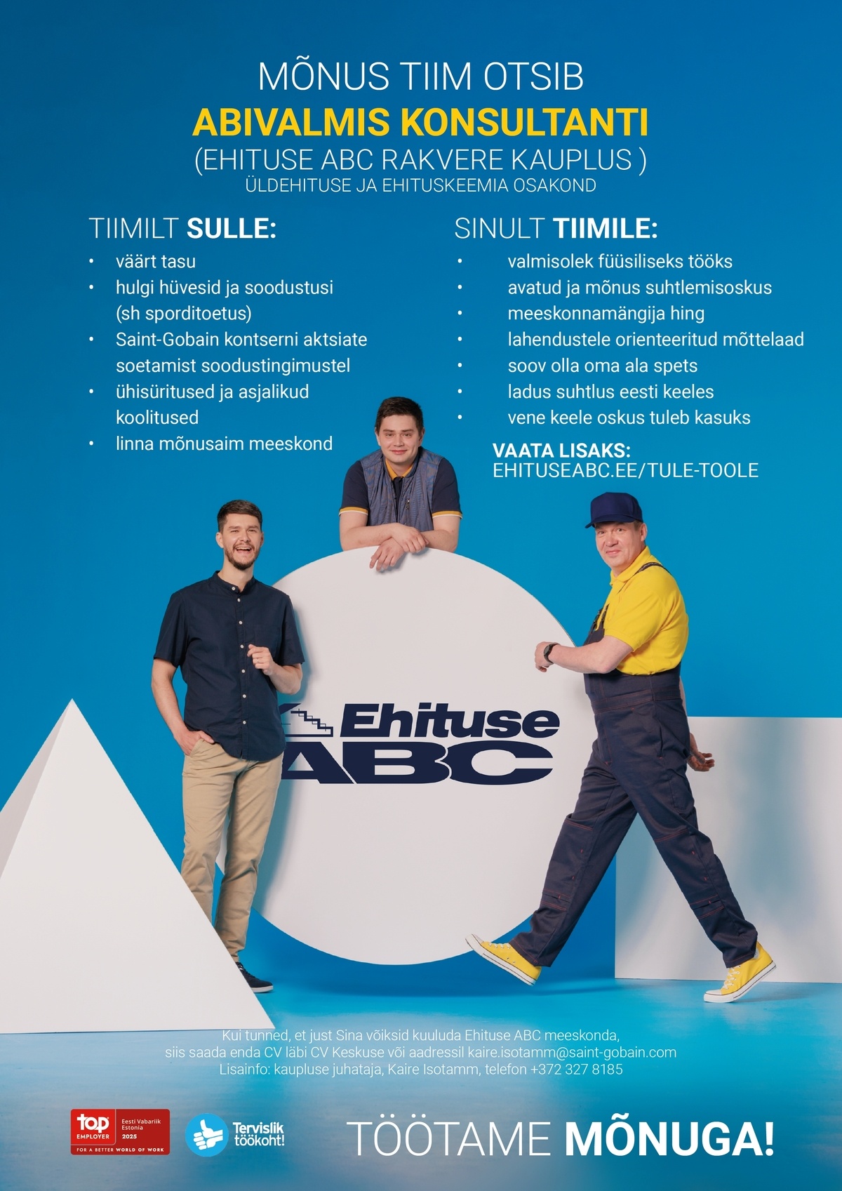 Optimera Estonia AS - Ehituse ABC Abivalmis konsultant (Rakvere Ehituse ABC)