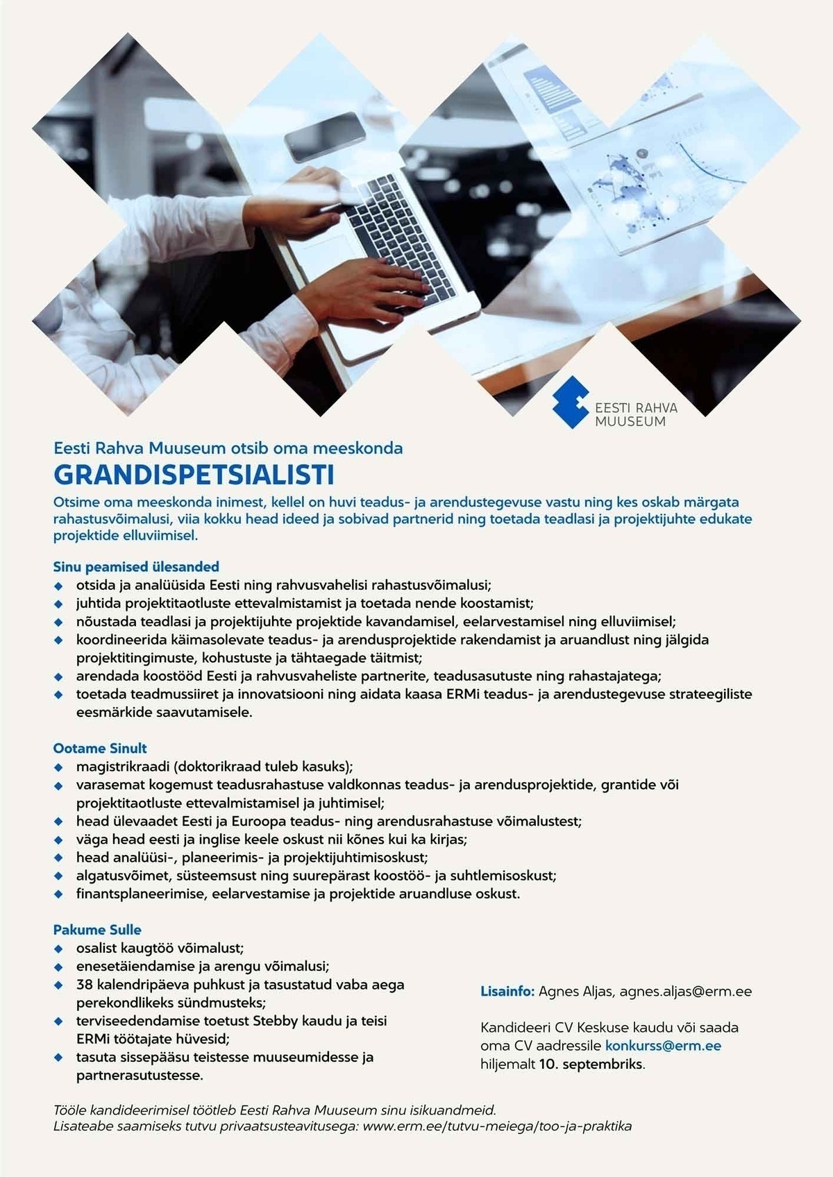 Eesti Rahva Muuseum Grandispetsialist