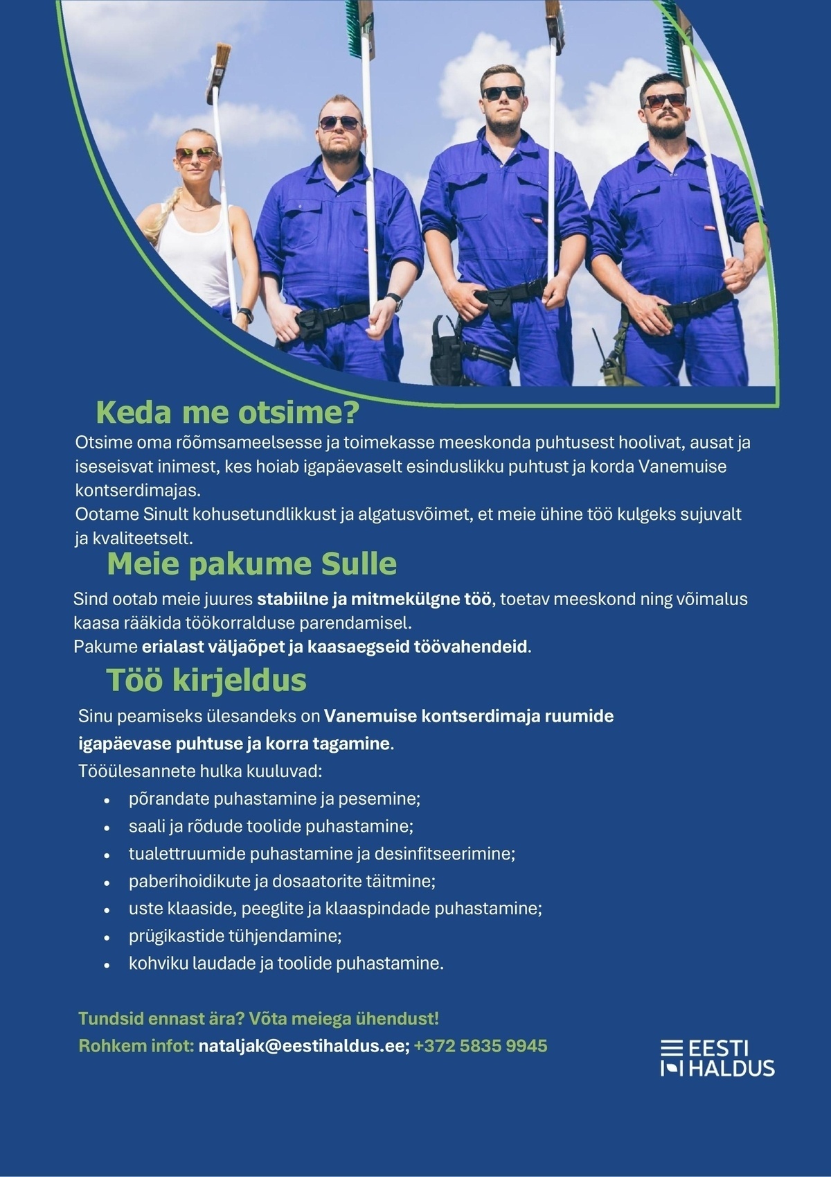 OÜ Eesti Haldus Puhastusteenindaja