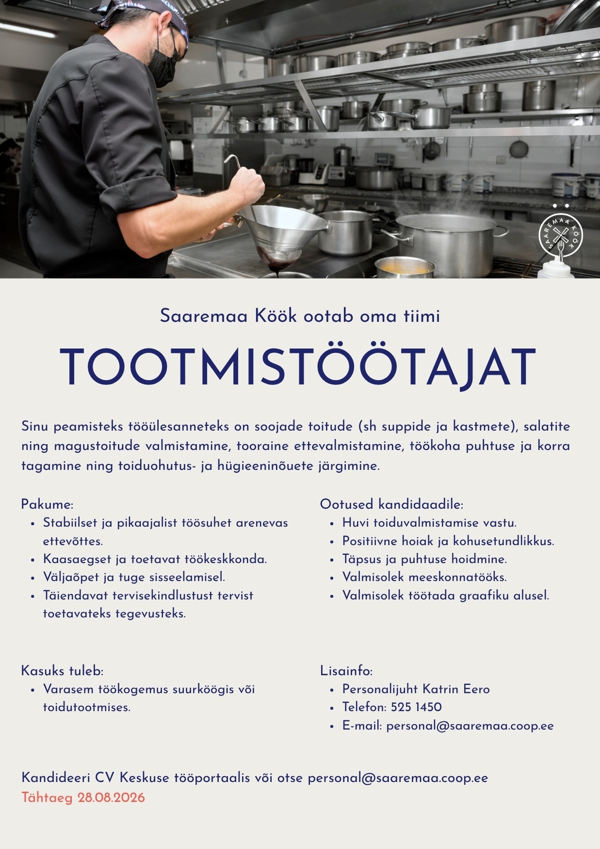 Saaremaa Tarbijate Ühistu Tootmistöötaja Saaremaa Kööki (Coop Saaremaa)
