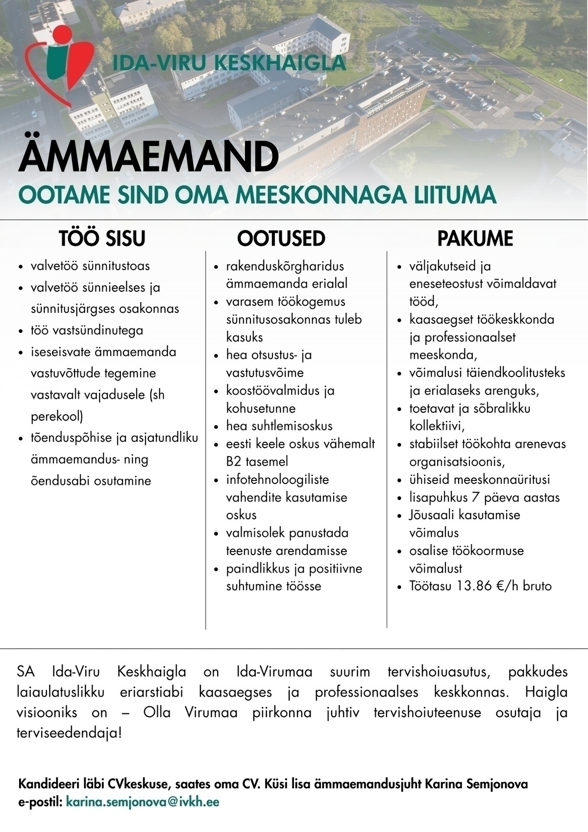 Ida-Viru Keskhaigla SA Ämmaemand