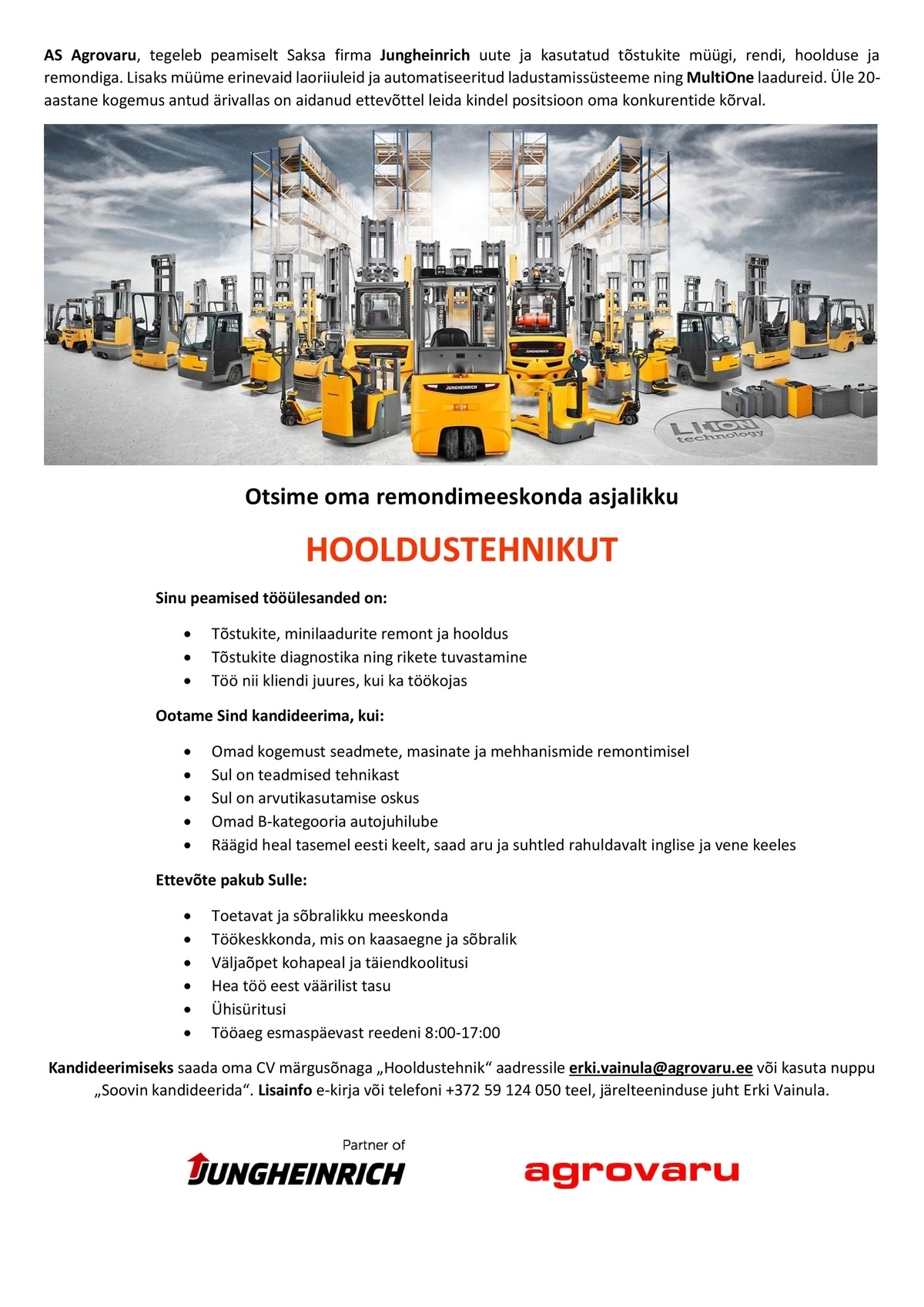 Agrovaru AS HOOLDUSTEHNIK