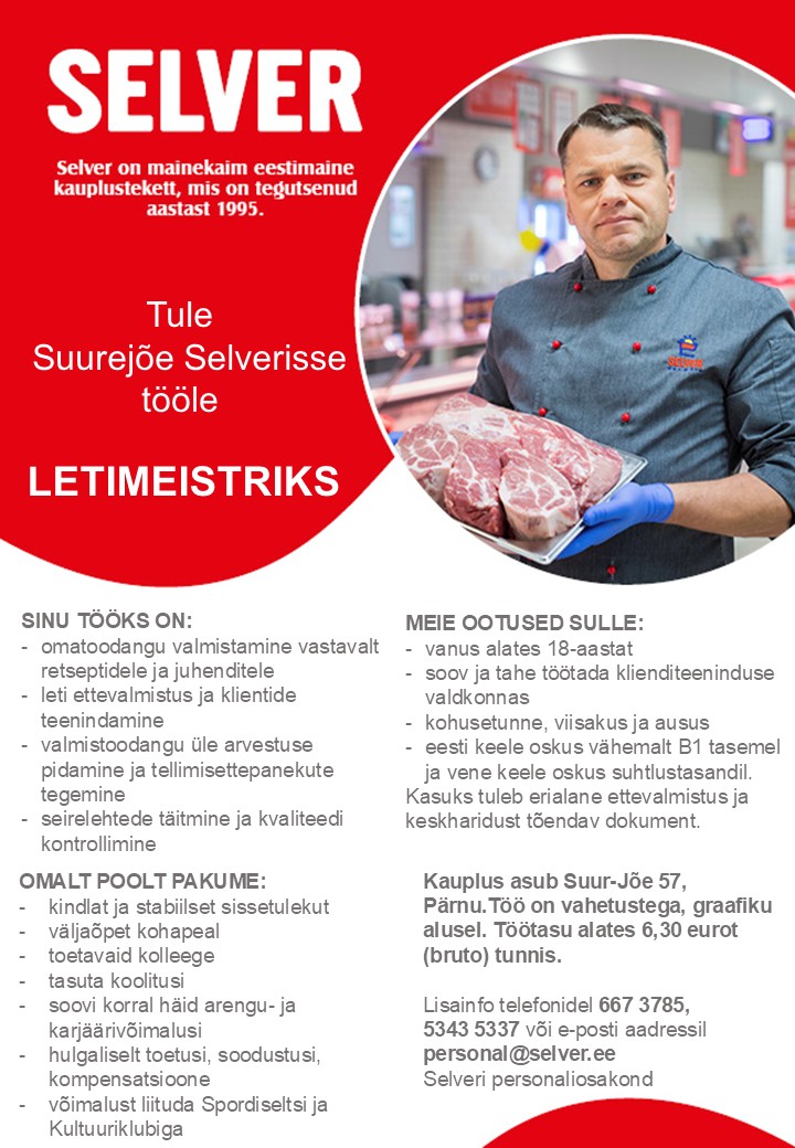Selver Letimeister Suurejõe Selveris