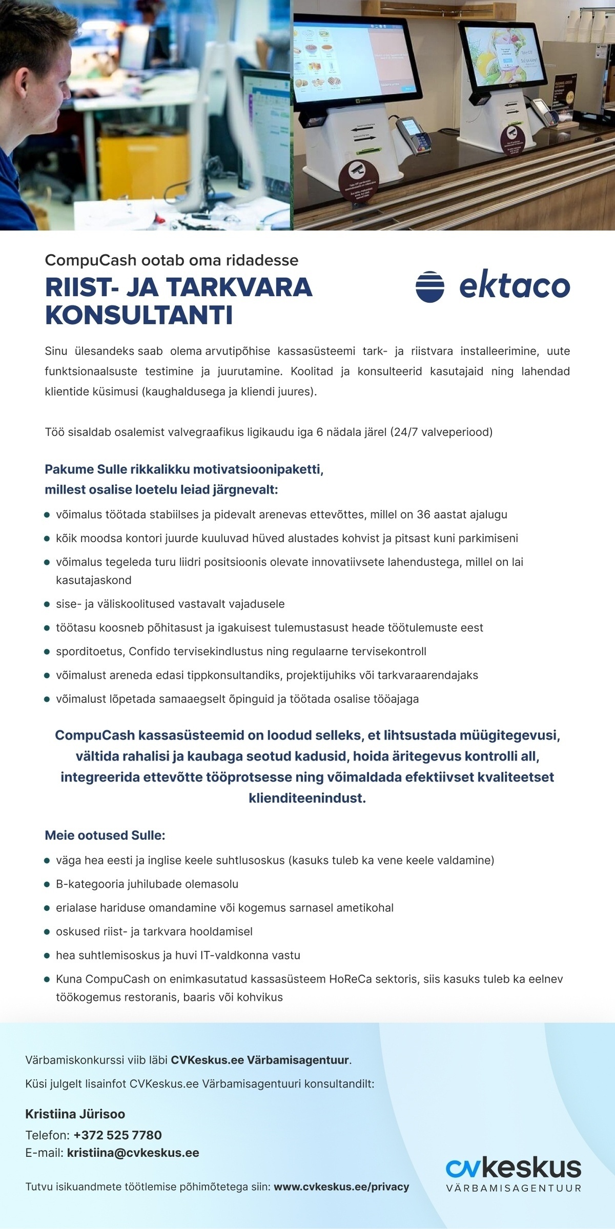 Ektaco AS RIIST- JA TARKVARA KONSULTANT