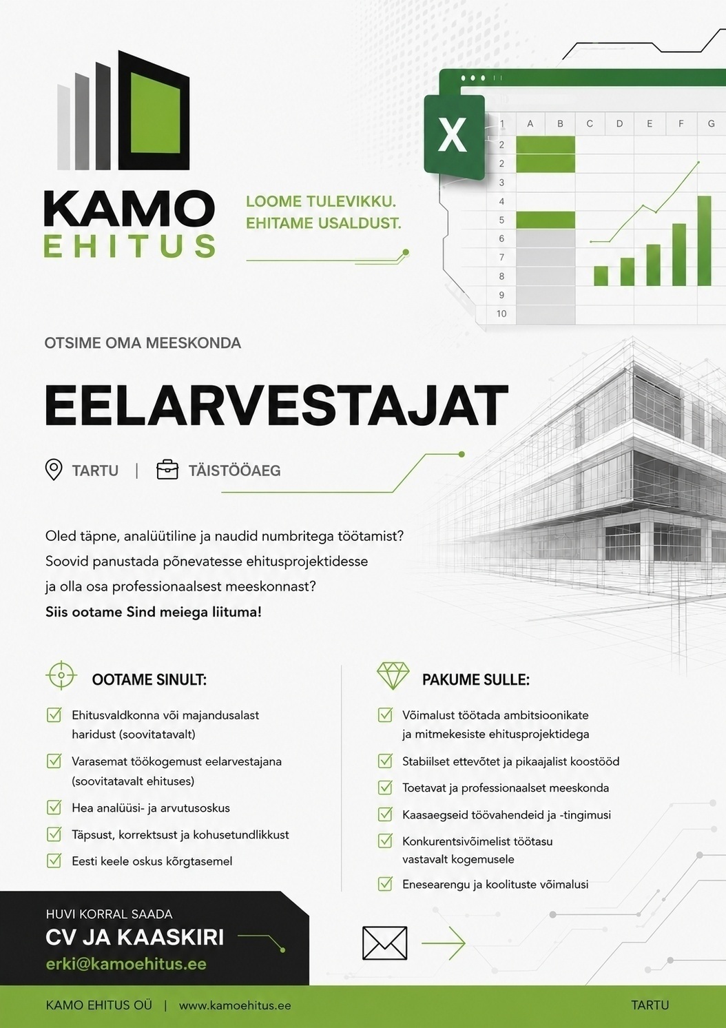 Kamo Ehitus OÜ Eelarvestaja