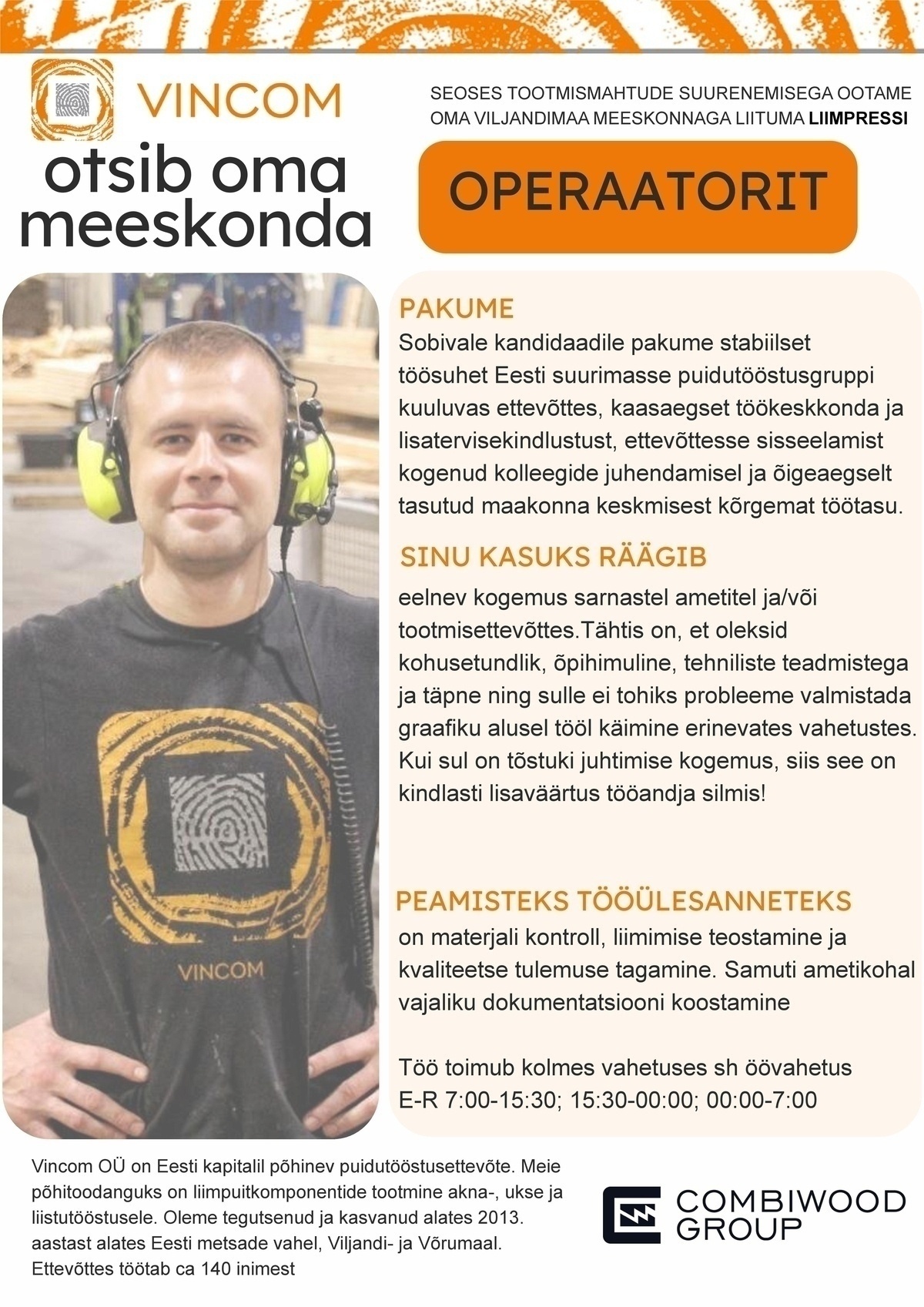 Vincom OÜ Liimpressi operaator