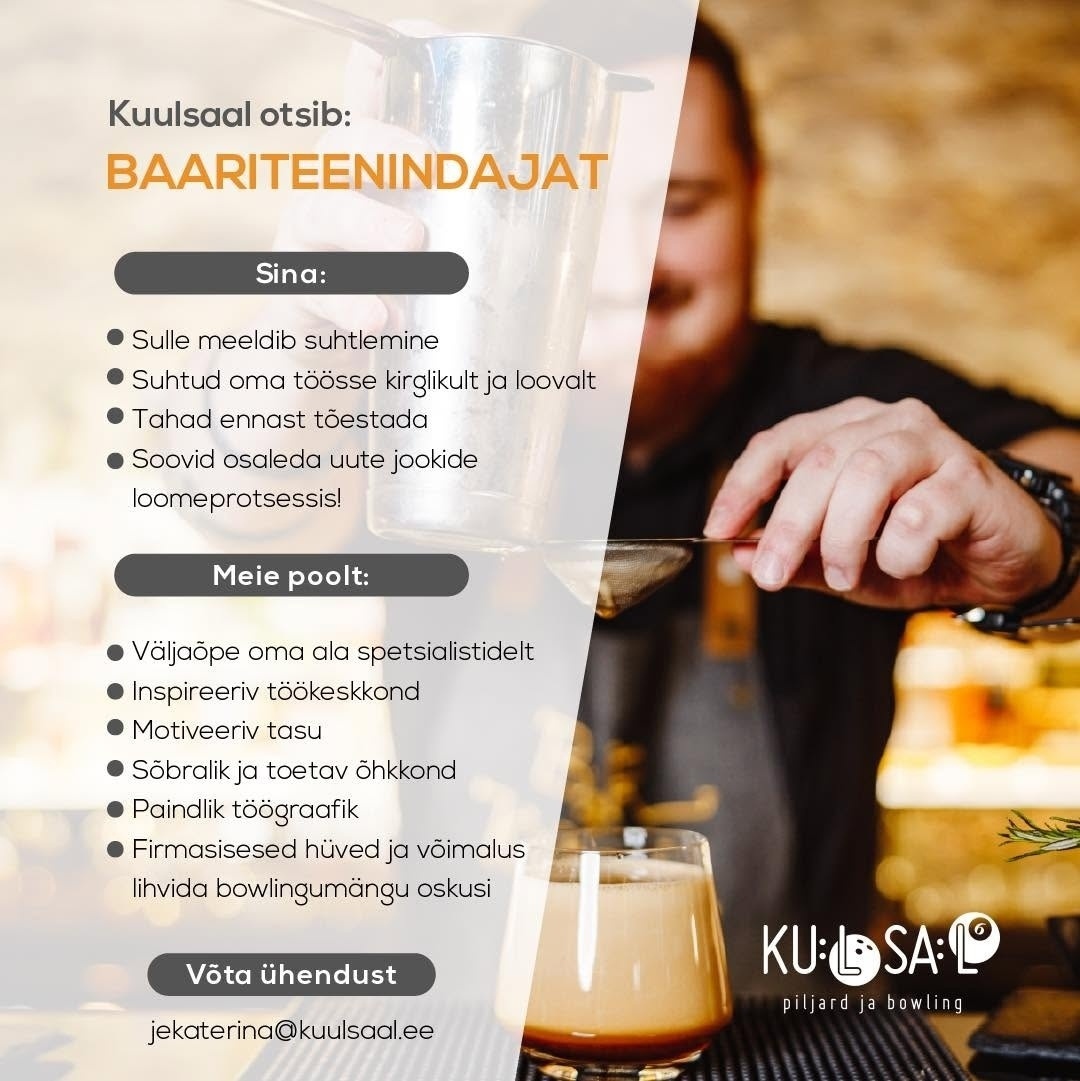 Roseni Majad OÜ Baaridaam-ettekandja