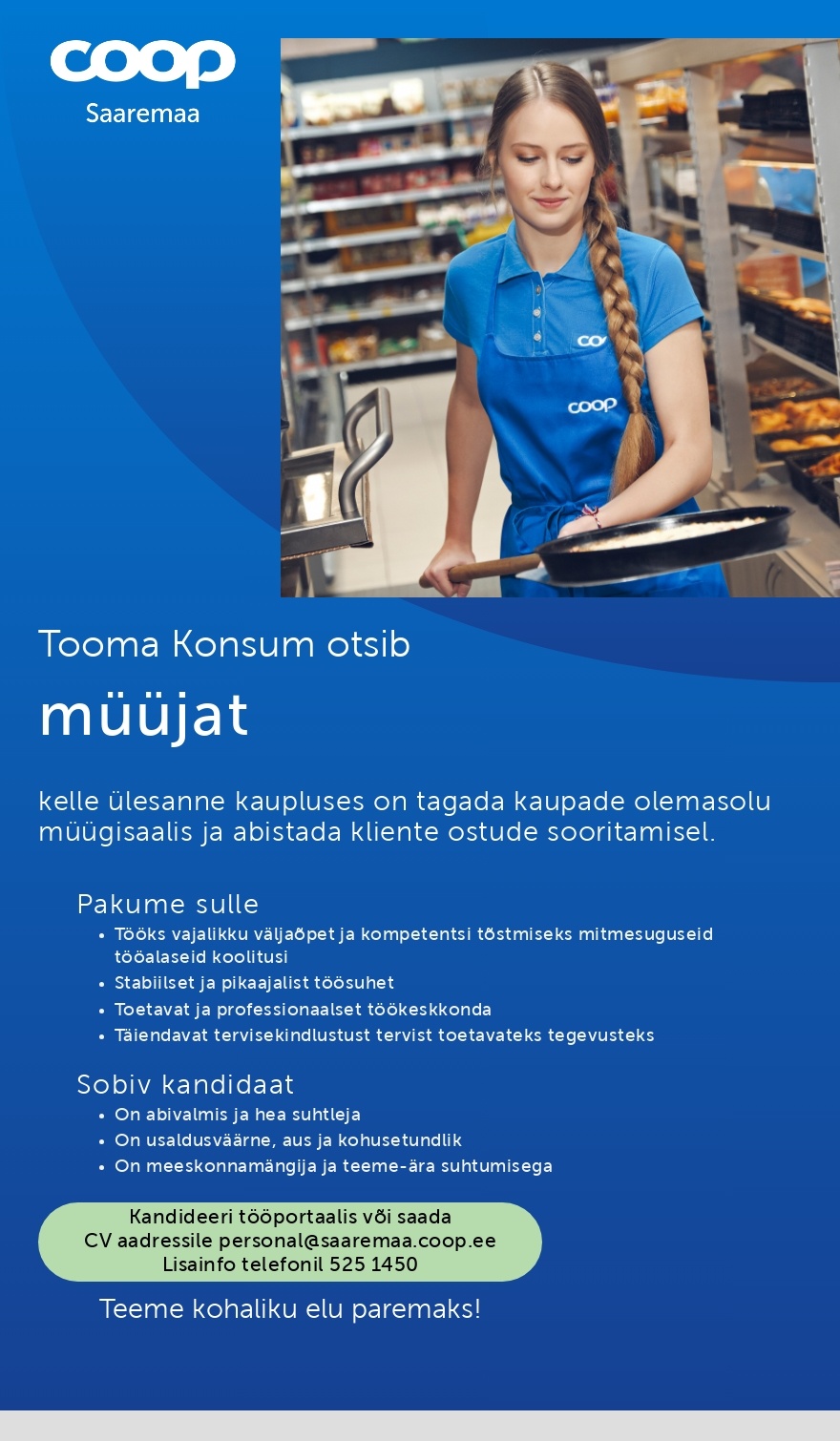 Saaremaa Tarbijate Ühistu Müüja Tooma Konsumisse (Coop Saaremaa)