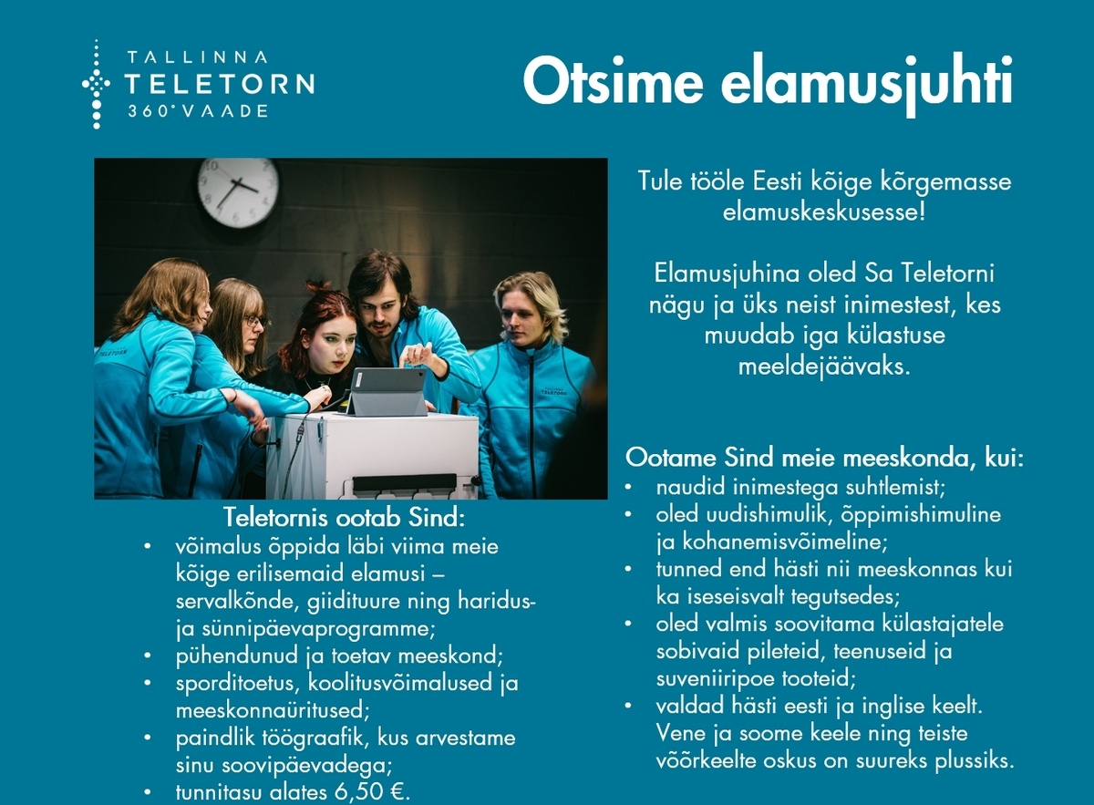 TALLINNA TELETORN SA Elamusjuht