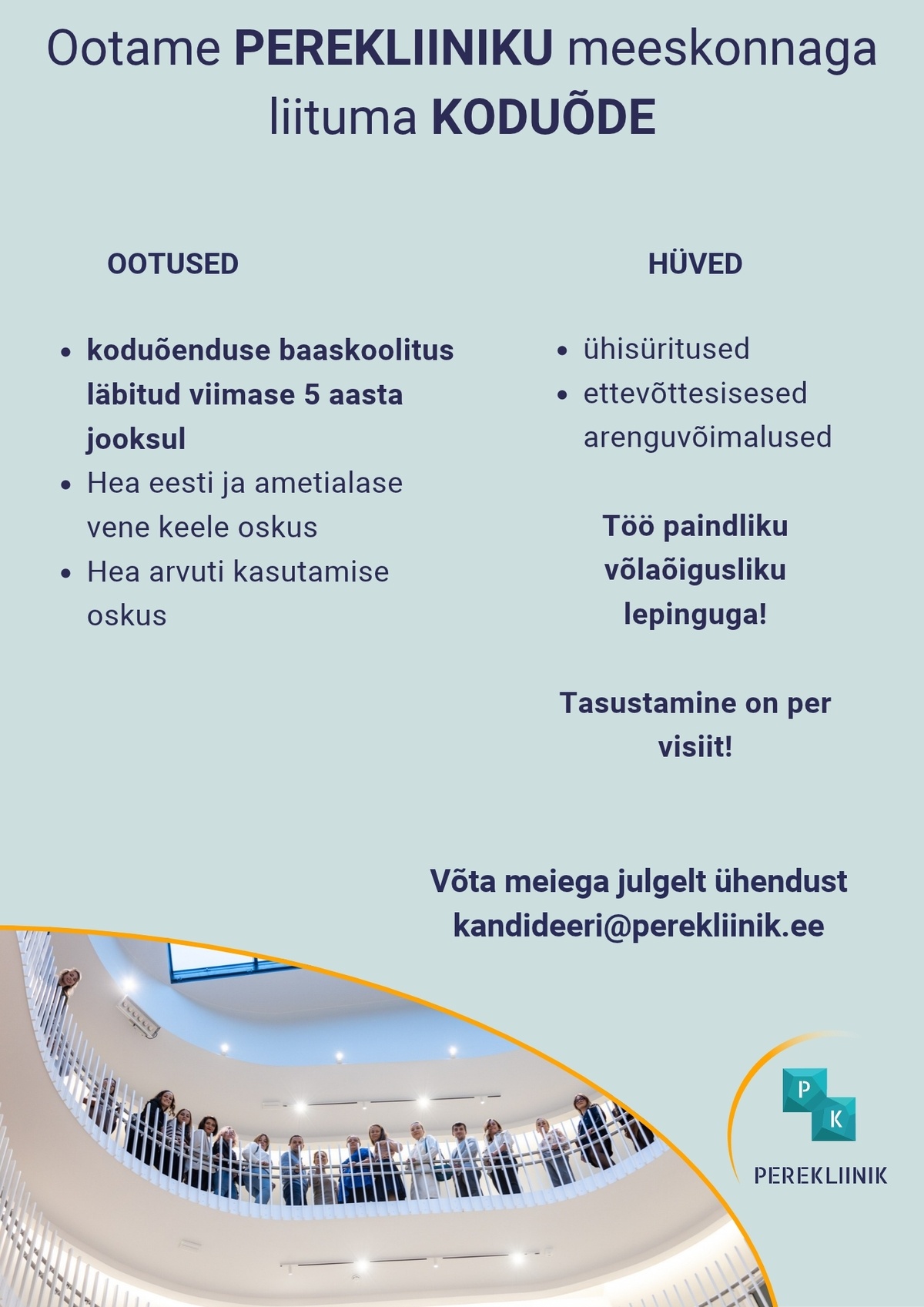 Perekliinik OÜ Koduõde Pelgulinna Perekliinikus