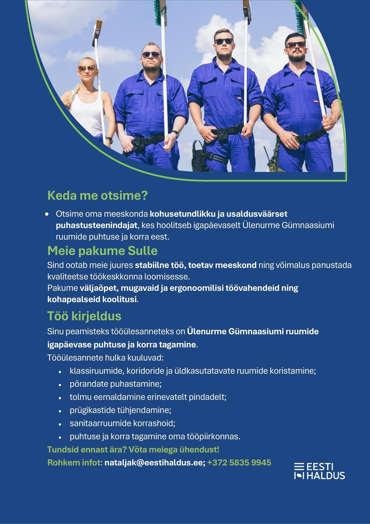 OÜ Eesti Haldus Puhastusteenindaja