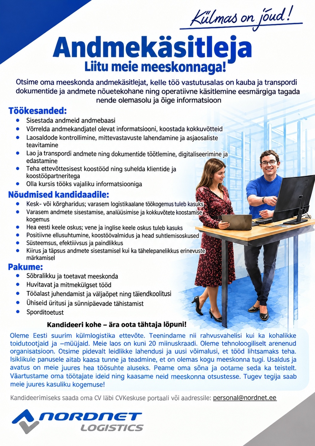 NORDNET OÜ ANDMEKÄSITLEJA