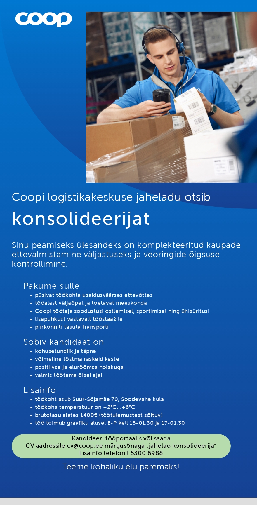 Coop Eesti Keskühistu Konsolideerija (jaheladu)