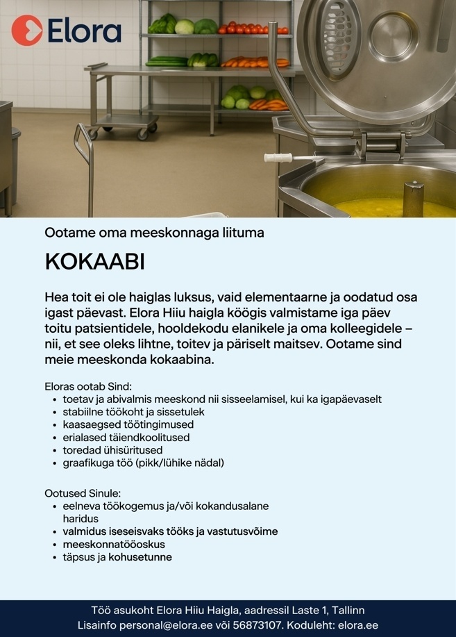 Elora Hiiu Haigla AS Kokaabi
