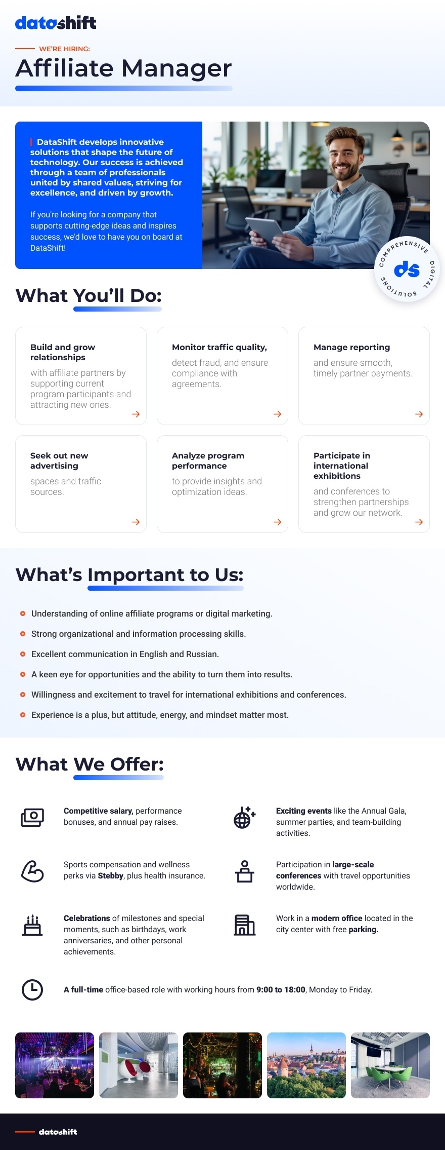 DataShift OÜ Affiliate Manager