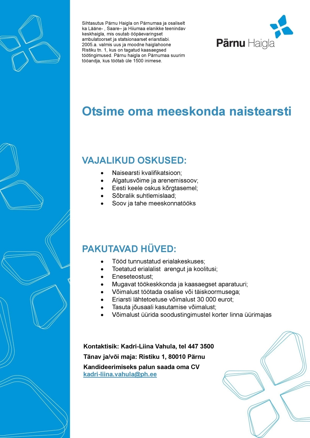 Pärnu Haigla SA Naistearst