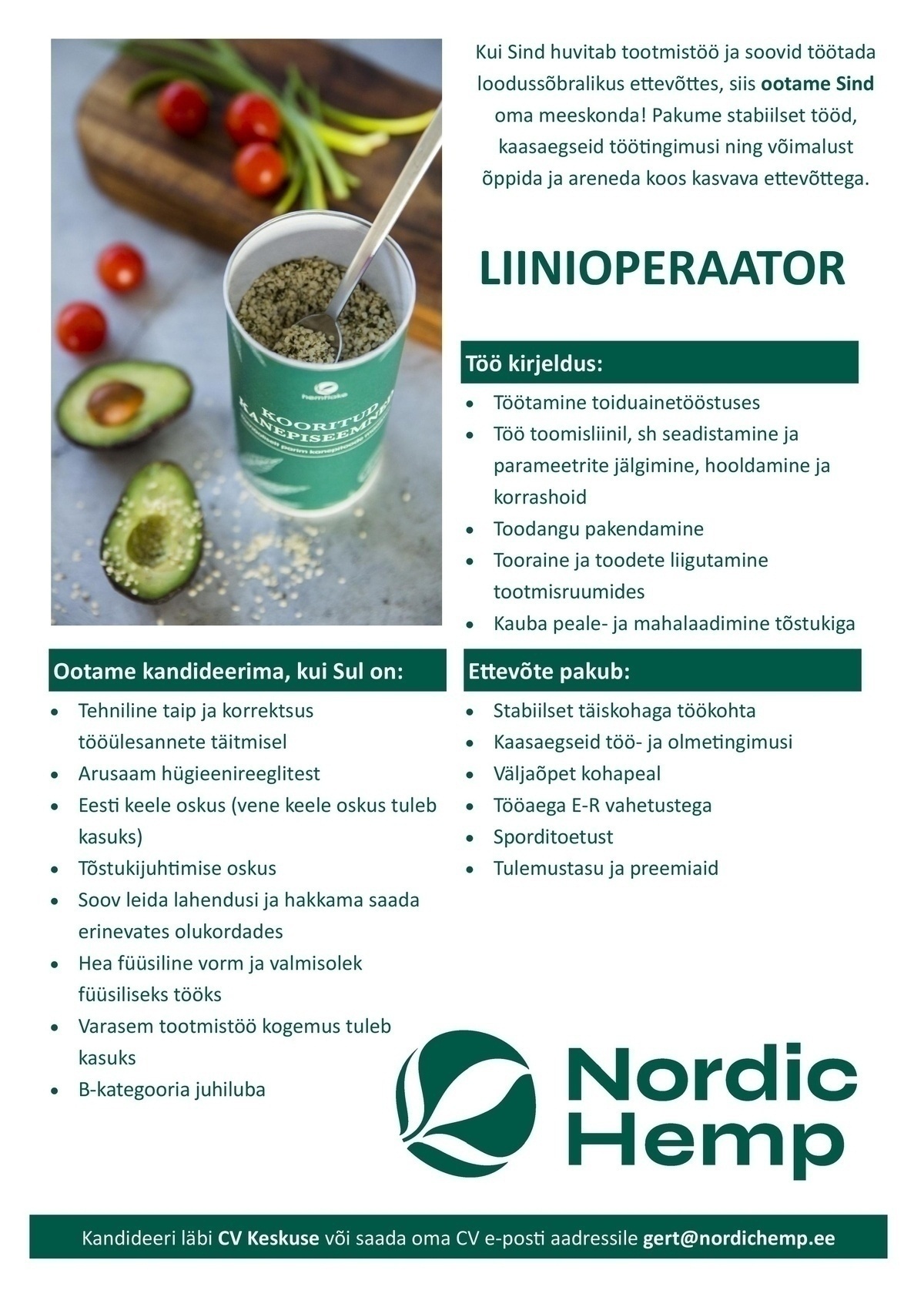 Nordic Hemp Tulundusühistu Liinioperaator