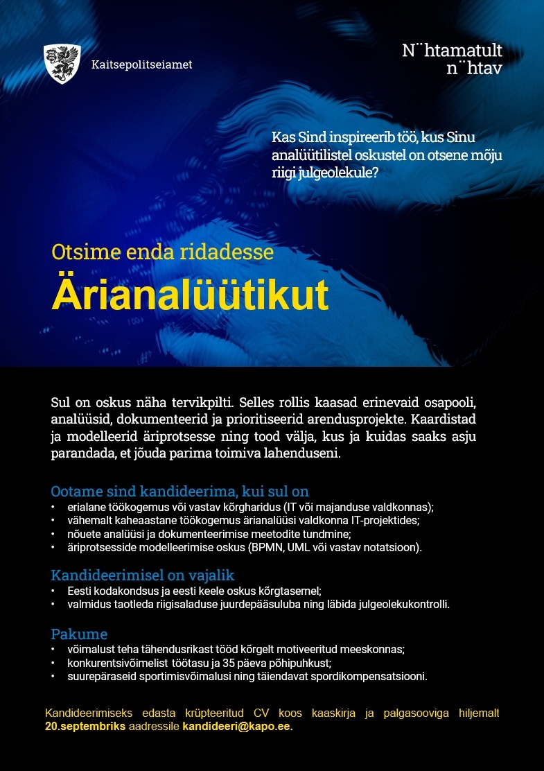 Kaitsepolitseiamet Ärianalüütik
