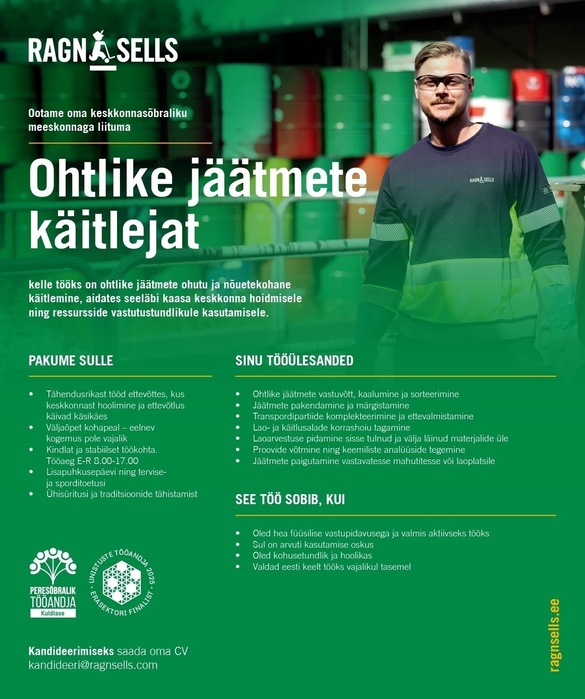 Ragn-Sells AS Ohtlike jäätmete käitleja