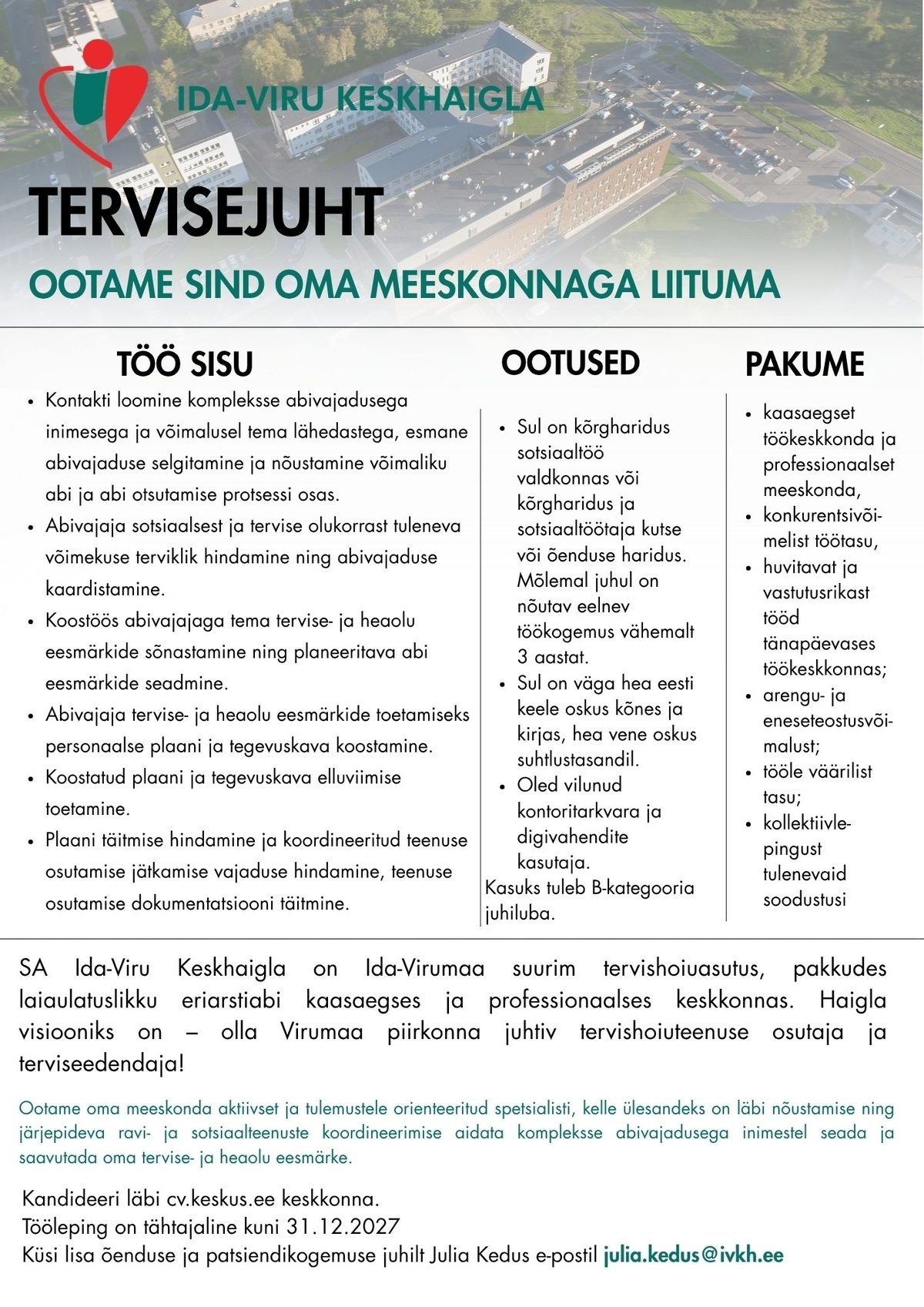 Ida-Viru Keskhaigla SA Tervisejuht