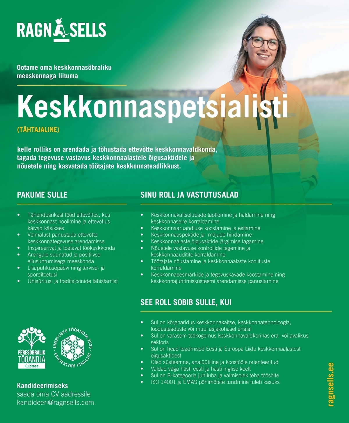 Ragn-Sells AS Keskkonnaspetsialist